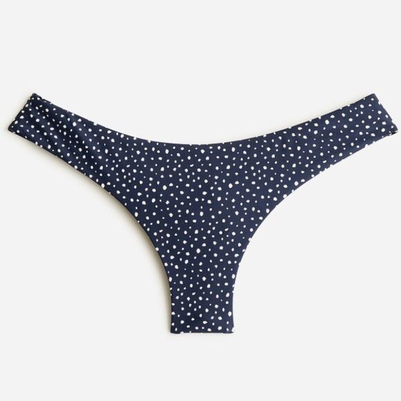 J Crew Hipster Bikini Bottom in Dot bh535 XL - Picture 2 of 8